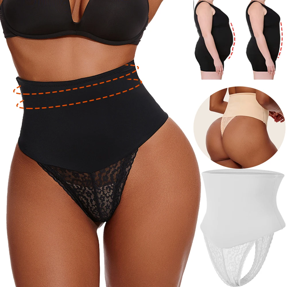 Lace Thong Shapewear Women High Waist Tummy Control Panties Slimming Underwear Butt Lifter Body Shaper Briefs Sexy Breathable
Lace Thong Shapewear Women High Waist Tummy Control Panties Slimming Underwear Butt Lifter Body Shaper Briefs Sexy Breathable