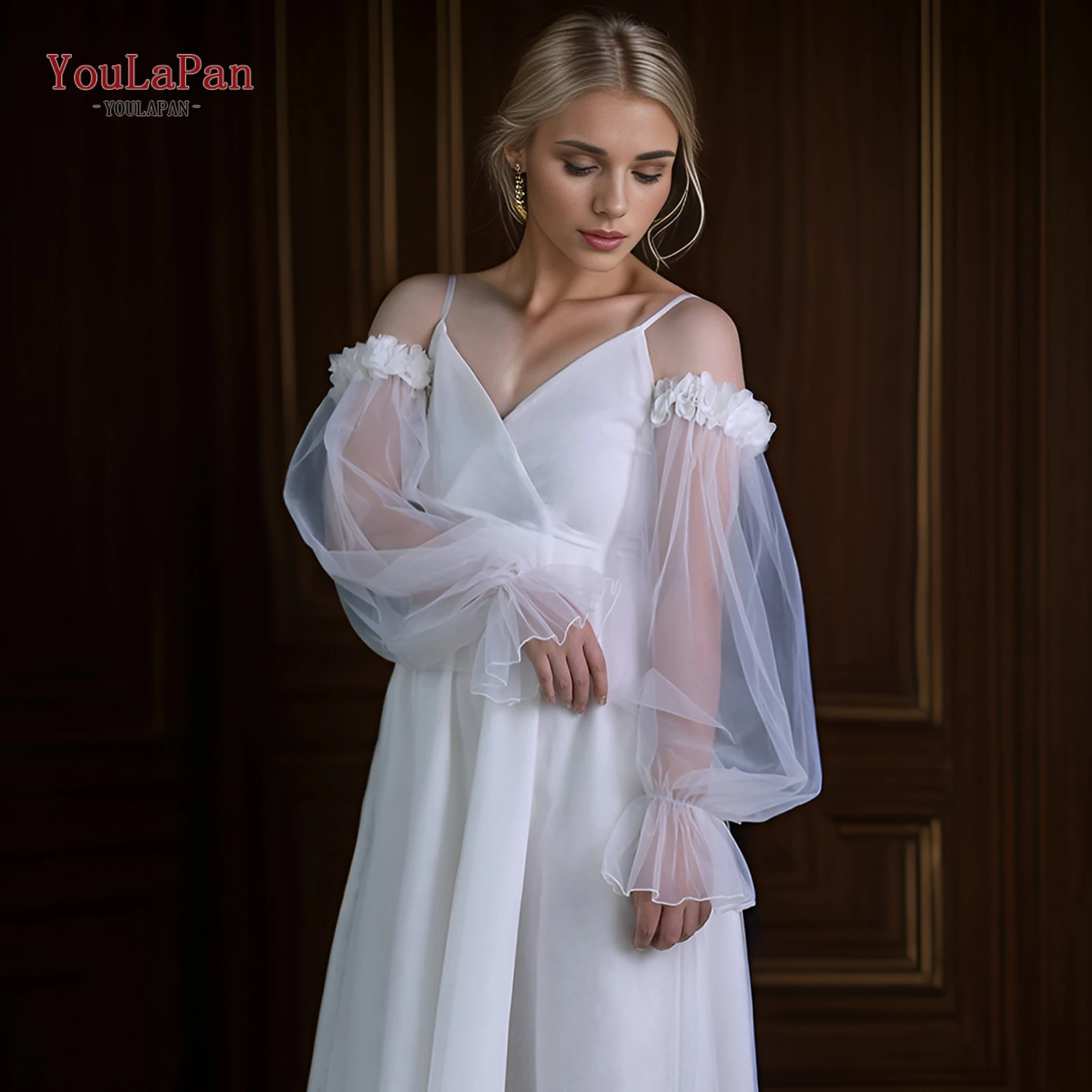 TOPQUEEN Elegant Bridal 3D Flower Gloves Long Fingerless Removable Sleeves Ladies Stage Performance Wedding Dress Matching VM40
TOPQUEEN Elegant Bridal 3D Flower Gloves Long Fingerless Removable Sleeves Ladies Stage Performance Wedding Dress Matching VM40
