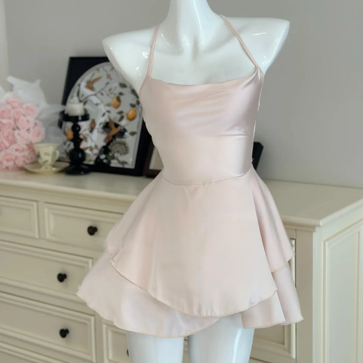 Women's Flirty & Innocent Icy Silk Chemise, Sheer Lace Trimmed Sexy Sleepwear Nightie
Women's Flirty & Innocent Icy Silk Chemise, Sheer Lace Trimmed Sexy Sleepwear Nightie