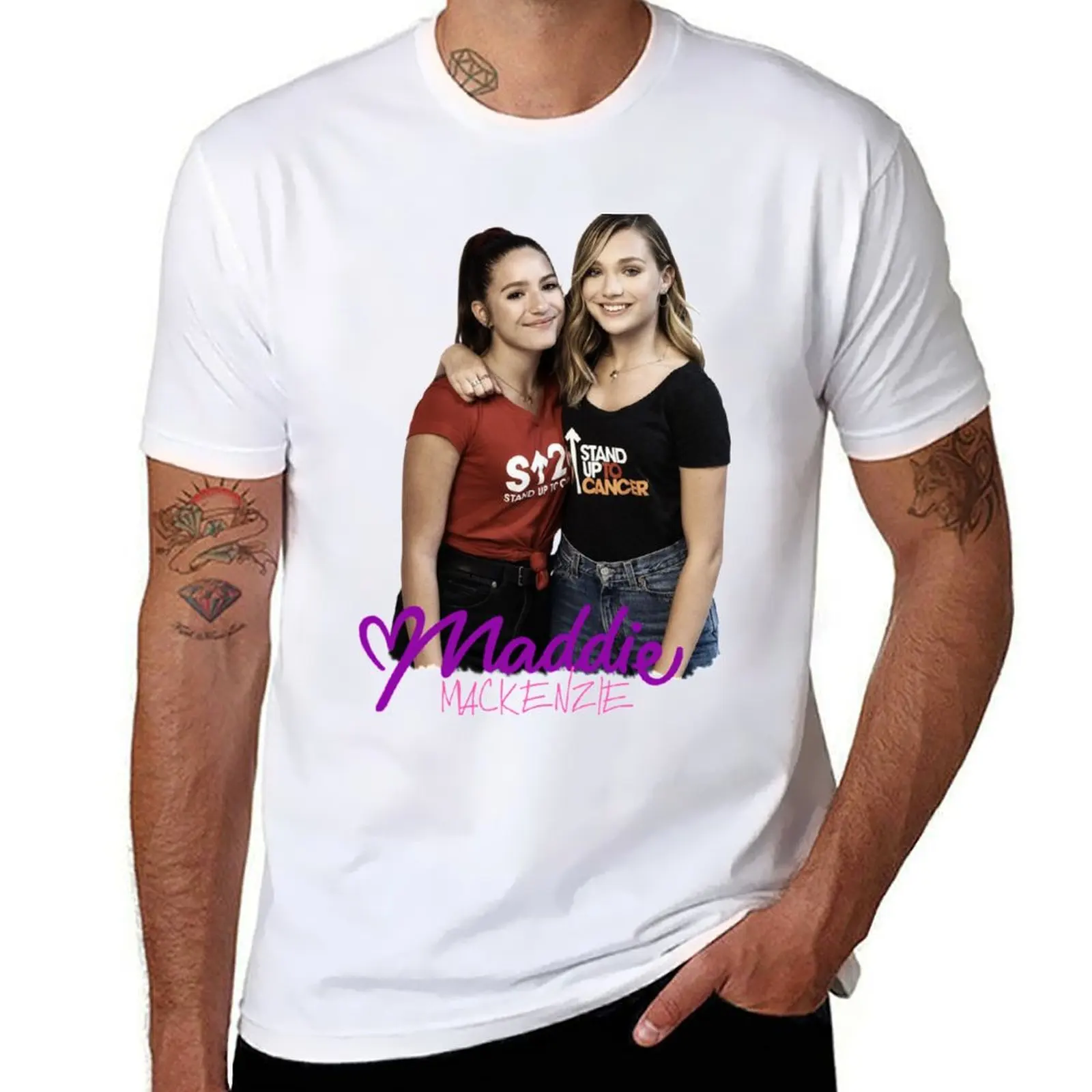 Футболка Maddie & Mackenzie Ziegler, мужские футболки с рисунком, забавные футболки, темная футболка с юмором
Футболка Maddie & Mackenzie Ziegler, мужские футболки с рисунком, забавные футболки, темная футболка с юмором