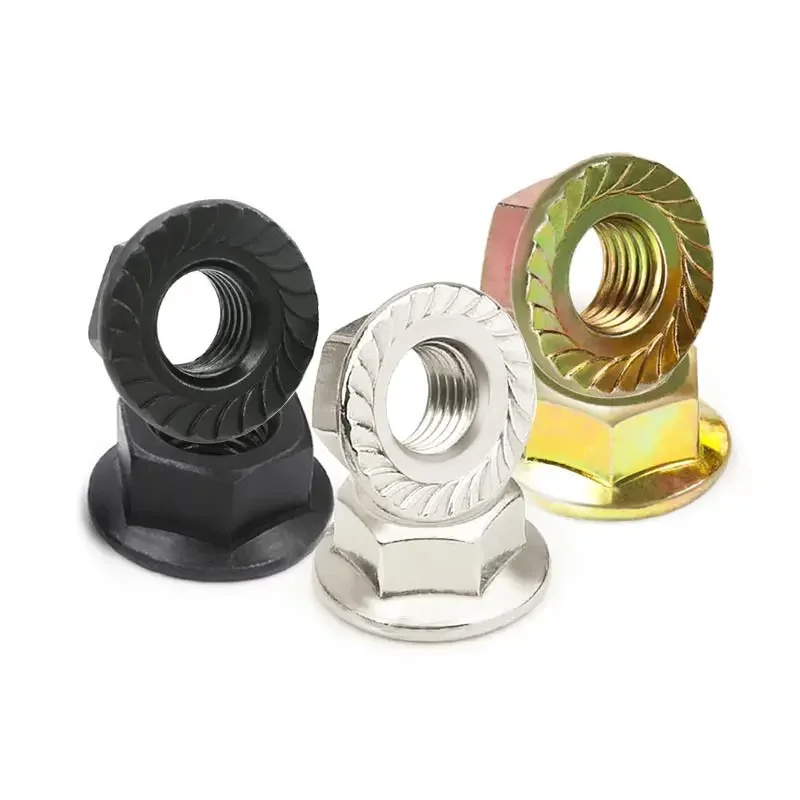 Hex Nuts M2 M2.5 M3 M4 M5 M6 M8 M10 M12 M16 Black Carbon Steel Hexagon Flange Nuts Nickel-plated Color Zinc Serrated Lock Nut
Hex Nuts M2 M2.5 M3 M4 M5 M6 M8 M10 M12 M16 Black Carbon Steel Hexagon Flange Nuts Nickel-plated Color Zinc Serrated Lock Nut
