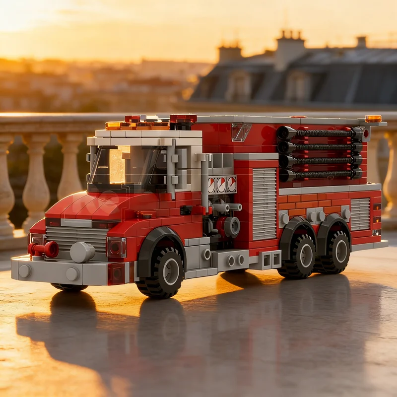 464pcs MOC American Commercial Cab Tanker Tender City Fire Model Building Blocks Construction Toys Education Christmas Gift Kids
464pcs MOC American Commercial Cab Tanker Tender City Fire Model Building Blocks Construction Toys Education Christmas Gift Kids