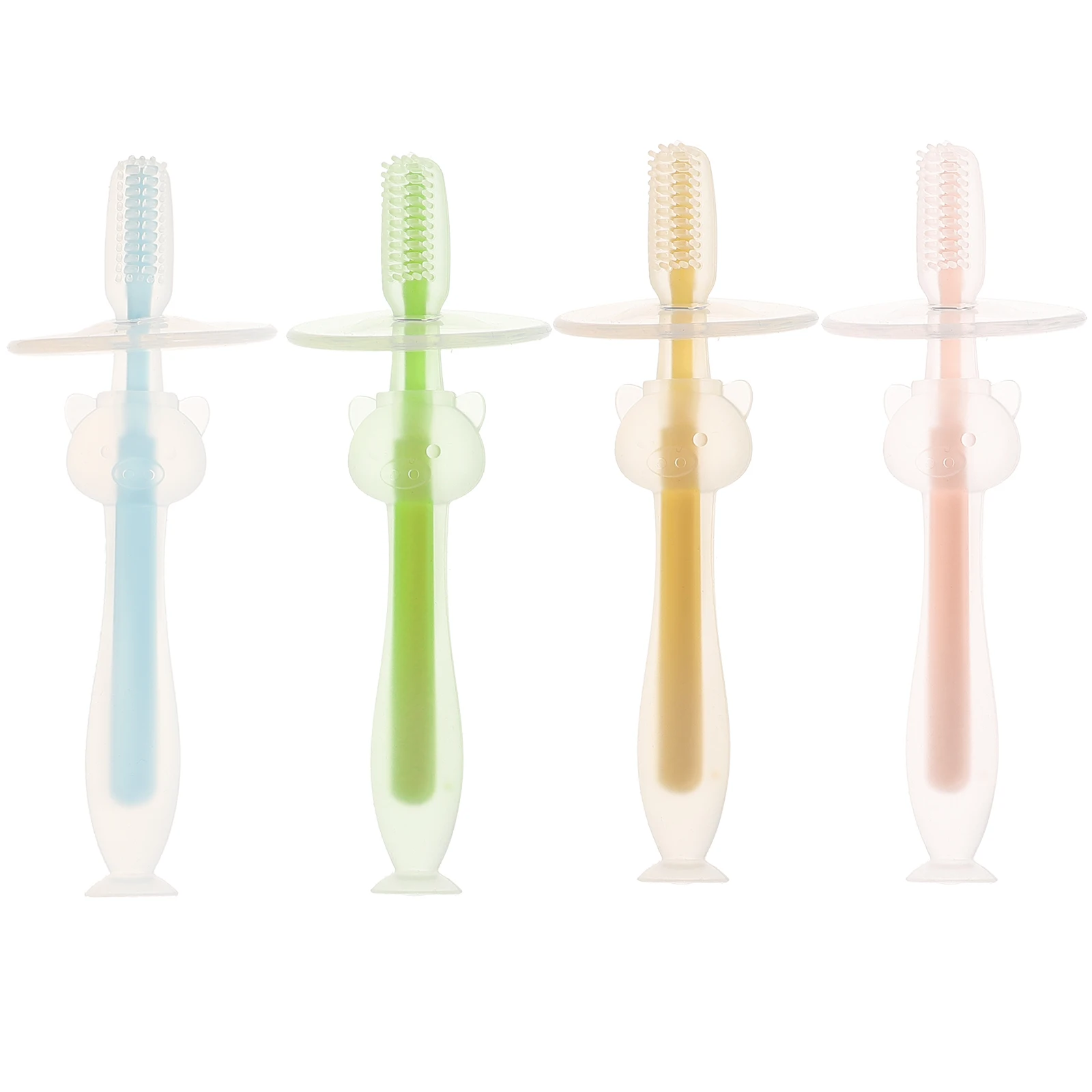 4 Pcs Toothbrush for First Toddler Automatic Silicone Silica Gel Newborn Toothbrushes 's
4 Pcs Toothbrush for First Toddler Automatic Silicone Silica Gel Newborn Toothbrushes 's