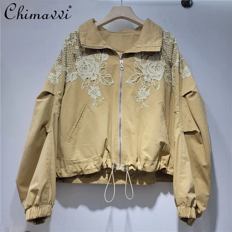 2026 Spring and Autumn New Fashion Long Sleeve Loose Fit Slimming Zip-up Jacket Women's Streetwear High Street Style Coat Top
2026 Spring and Autumn New Fashion Long Sleeve Loose Fit Slimming Zip-up Jacket Women's Streetwear High Street Style Coat Top