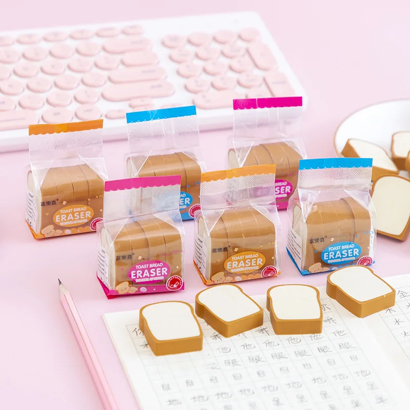 Hot Selling New Models Originality Cartoon Lovely Pupil Examination Task Write Modify Eraser Personality Toast Slices Rubber
Hot Selling New Models Originality Cartoon Lovely Pupil Examination Task Write Modify Eraser Personality Toast Slices Rubber