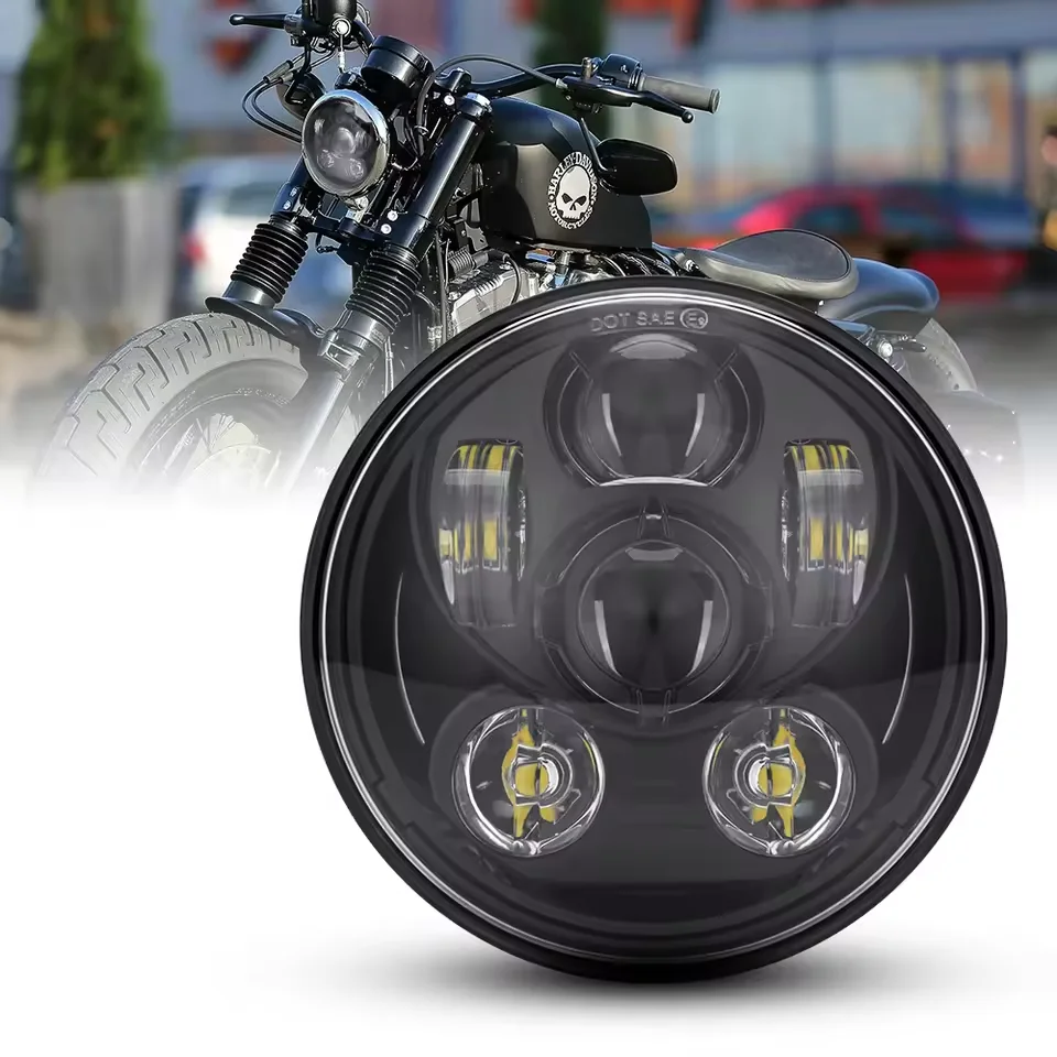 5.75 Inch LED Headlight DRL For Harley Sportster 1200 XL1200L Custom XL1200C 883 XL883 883L XL883R 48 Headlamp 5 3/4"
5.75 Inch LED Headlight DRL For Harley Sportster 1200 XL1200L Custom XL1200C 883 XL883 883L XL883R 48 Headlamp 5 3/4"
