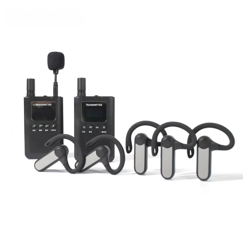 Mini Wireless Walkie-Talkie System With Voice Guide Ear Hook Receiver USB Synchronous Translation Device Factory Price 1/50
Mini Wireless Walkie-Talkie System With Voice Guide Ear Hook Receiver USB Synchronous Translation Device Factory Price 1/50