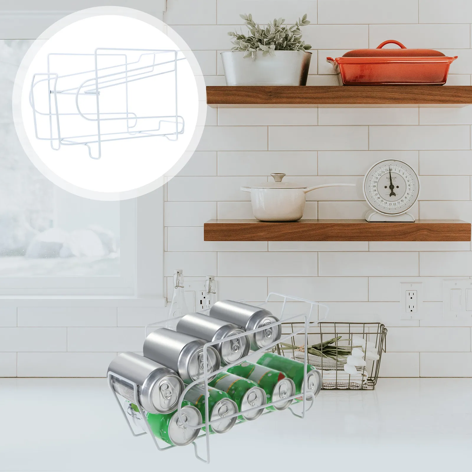 1 шт. Железная кухонная полка-органайзер для банок из-под газировки, устойчивая к ржавчине, для дома и офиса, железный держатель для пива
1 шт. Железная кухонная полка-органайзер для банок из-под газировки, устойчивая к ржавчине, для дома и офиса, железный держатель для пива