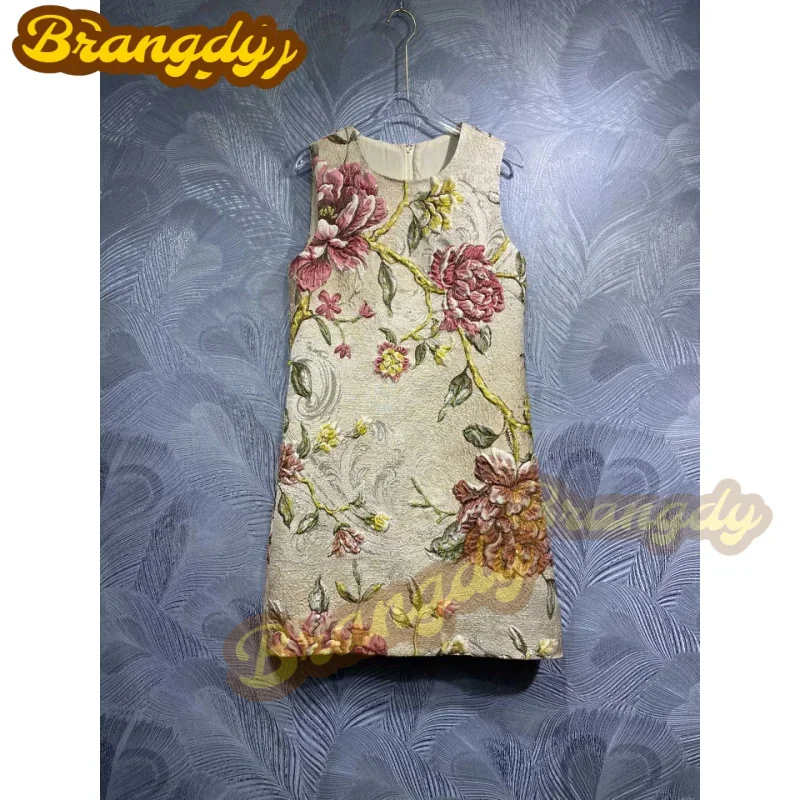 Brangdy 2025 Spring New Round Neck Jacquard Beaded Vest Dress In Stock Real Shot
Brangdy 2025 Spring New Round Neck Jacquard Beaded Vest Dress In Stock Real Shot