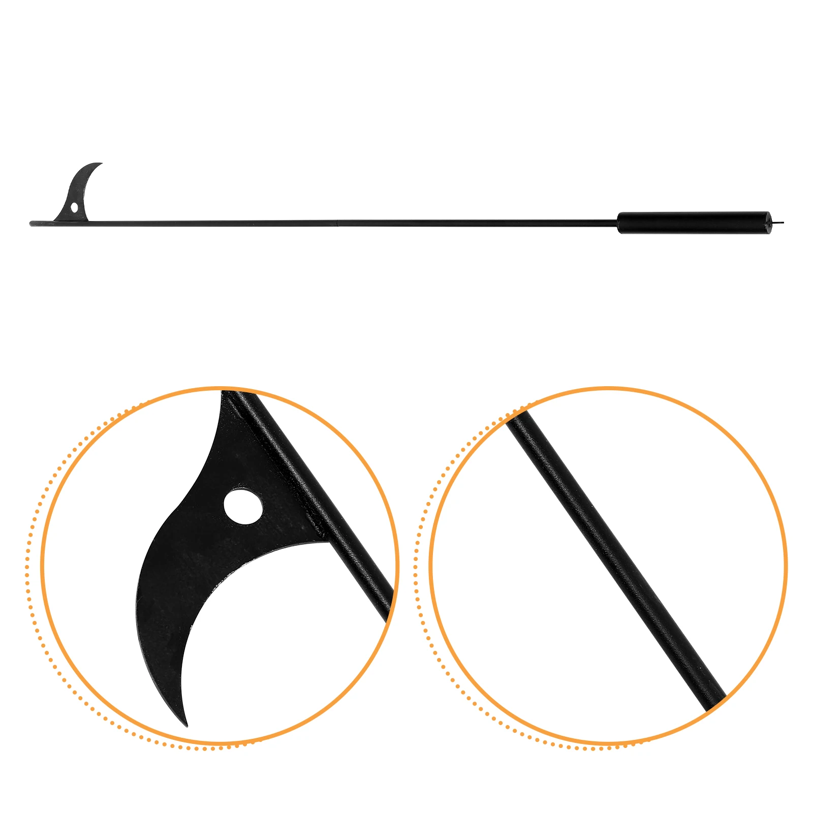 Fireplace Hook Pliers Steel Fire Poker Portable BBQ Tool Long Handle Fireplace Accessories Black Round Pit Outdoor
Fireplace Hook Pliers Steel Fire Poker Portable BBQ Tool Long Handle Fireplace Accessories Black Round Pit Outdoor