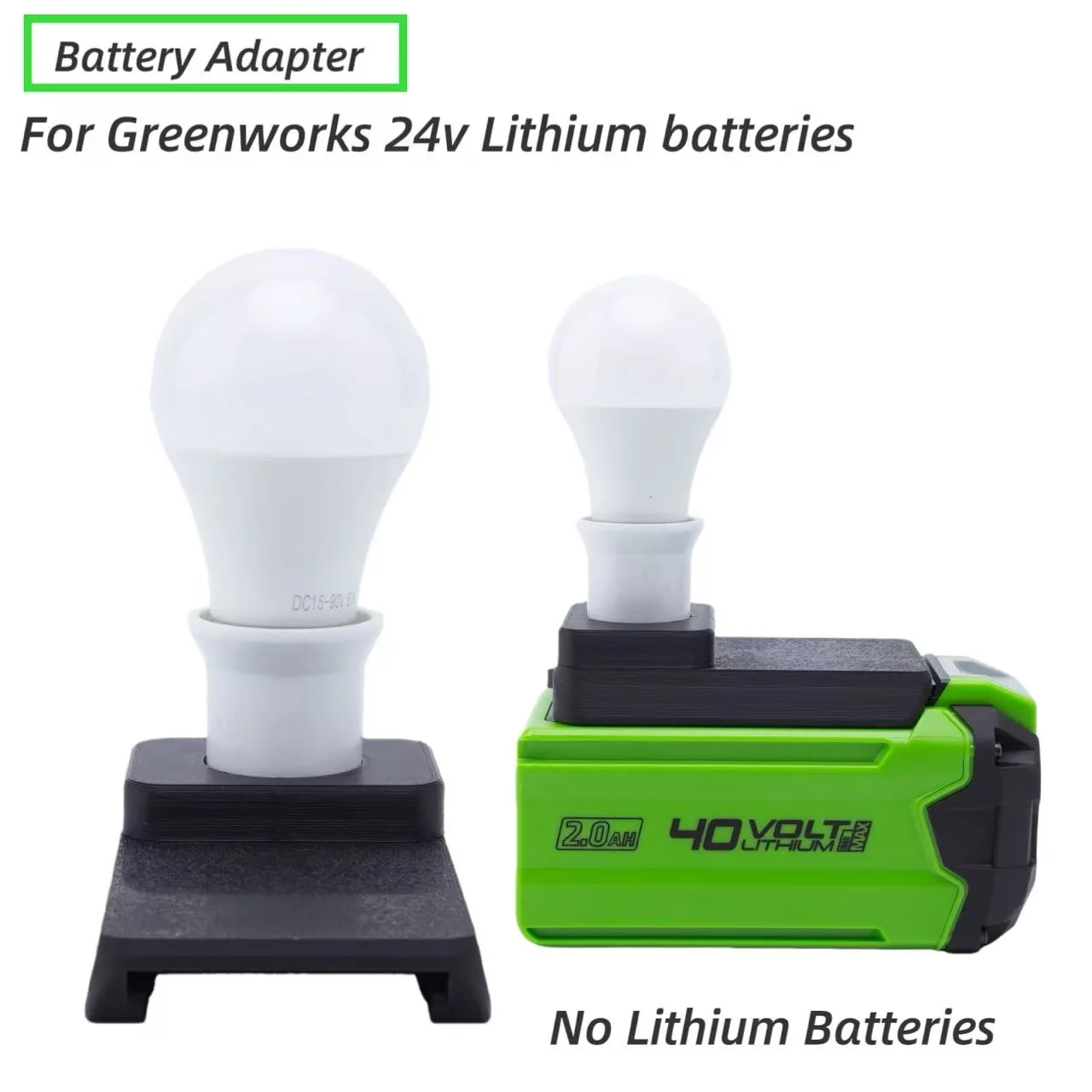 Led Work Light E27 Light Bulb Outdoor Indoor Lantern For Greenworks 40v Lithium Batteries (Not Include Battery)
Led Work Light E27 Light Bulb Outdoor Indoor Lantern For Greenworks 40v Lithium Batteries (Not Include Battery)
