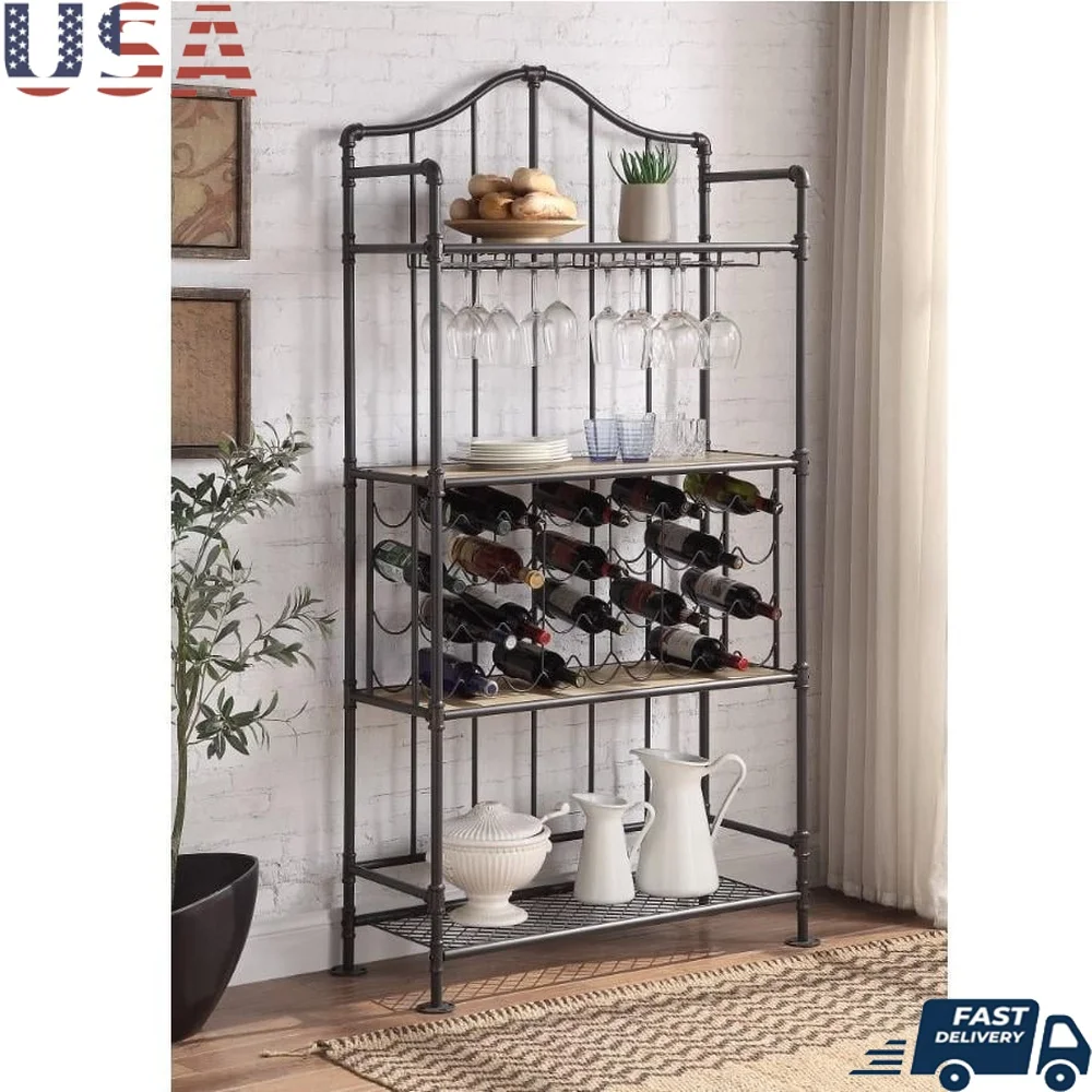 Industrial Wine Shelf MDF Metal Frame Freestanding Storage Rack Adjustable Shelves Indoor Use 4 Tier Wine Holder
Industrial Wine Shelf MDF Metal Frame Freestanding Storage Rack Adjustable Shelves Indoor Use 4 Tier Wine Holder