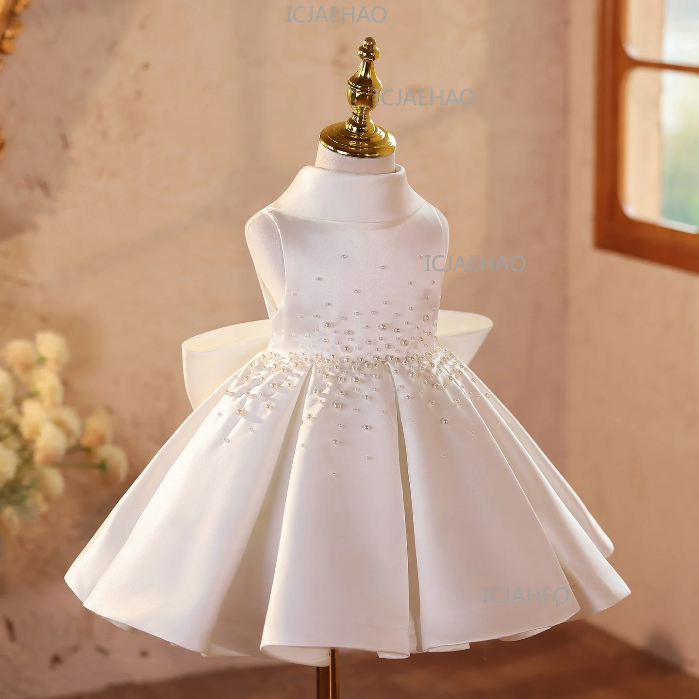Banquet Host Flower Girl Piano Performance Evening Girls White Pearl Formal Dress, Luxury Niche Princess Gown For WearChildrend
Banquet Host Flower Girl Piano Performance Evening Girls White Pearl Formal Dress, Luxury Niche Princess Gown For WearChildrend
