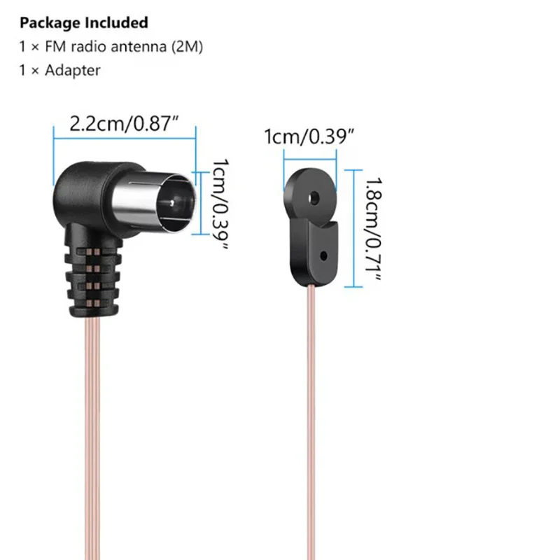Fm 75 Antenna F Receiver High Quality Durable Material Easy To Install Ideal Gift Choice
Fm 75 Antenna F Receiver High Quality Durable Material Easy To Install Ideal Gift Choice