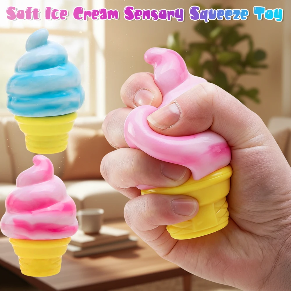 Ice Cream Cone Squeeze Toy Soft TPR Ice Cream Portable Squeeze Ball Squishies Birthday Party Favors Gifts for Kids and Adults
Ice Cream Cone Squeeze Toy Soft TPR Ice Cream Portable Squeeze Ball Squishies Birthday Party Favors Gifts for Kids and Adults