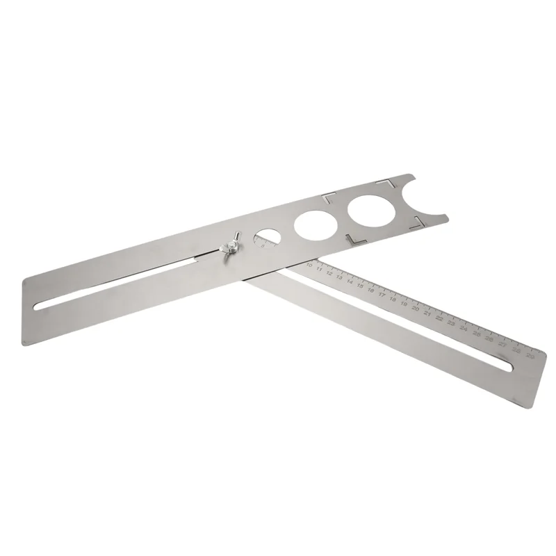 A51M-Multi-Functional Stainless Steel Tile Hole Locator Ruler 360 Degree Adjustable Punching Hand Measure Tools
A51M-Multi-Functional Stainless Steel Tile Hole Locator Ruler 360 Degree Adjustable Punching Hand Measure Tools