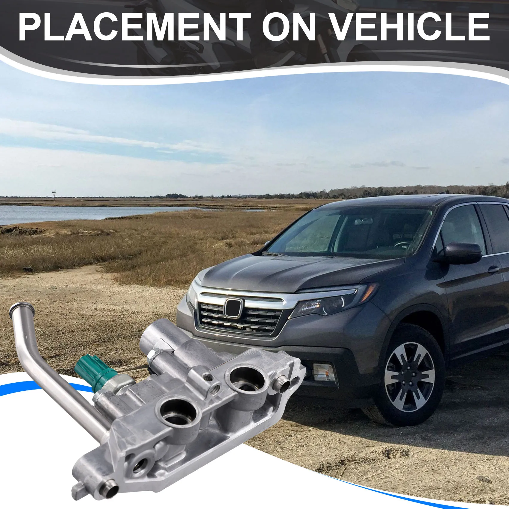Durable-Engine Variable Valve Timing VVT Solenoid 15810-5J6-A01 158105J6A01 For Honda Acura MDX Odyssey Passport Pilot Ridgeline 
Durable-Engine Variable Valve Timing VVT Solenoid 15810-5J6-A01 158105J6A01 For Honda Acura MDX Odyssey Passport Pilot Ridgeline