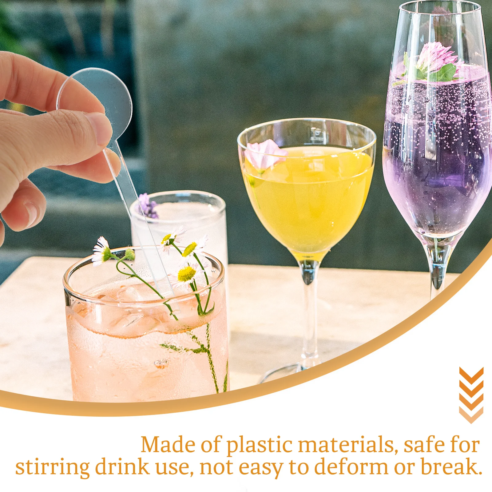 80pcs Beverage Stirrer Drink Stirring Sticks Plastic Coffee Juicer Bar Tool Cocktail Mixer For Home Hotel Use
80pcs Beverage Stirrer Drink Stirring Sticks Plastic Coffee Juicer Bar Tool Cocktail Mixer For Home Hotel Use