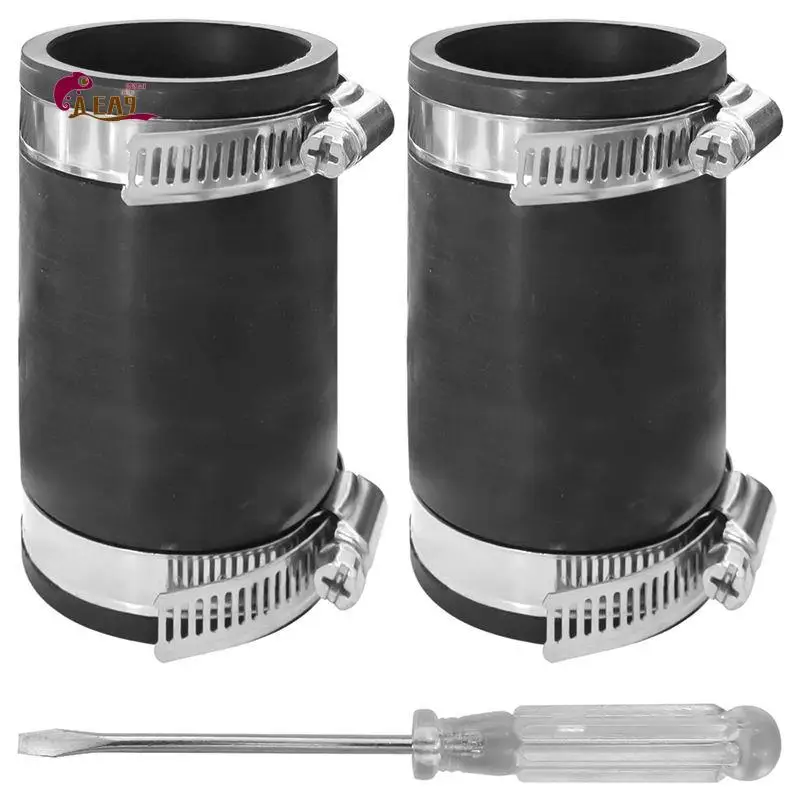 AEA9-2Pcs 2In X100mm Flexible TPE Coupling With Stainless Steel Clamp High Temp Resistants Pipe Connector For Dust Collection
AEA9-2Pcs 2In X100mm Flexible TPE Coupling With Stainless Steel Clamp High Temp Resistants Pipe Connector For Dust Collection