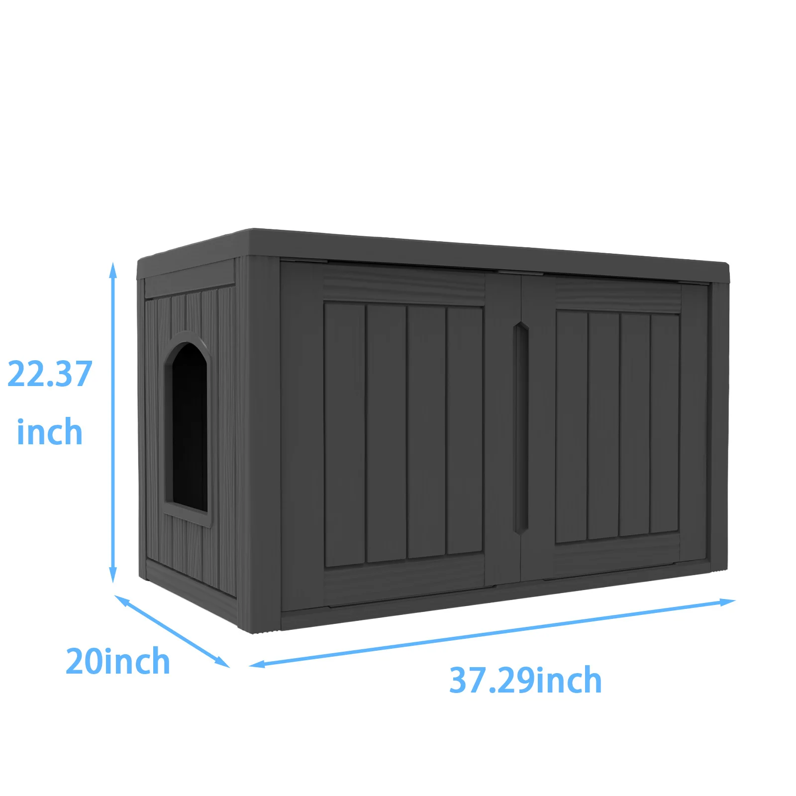 Resin Hidden Cat House, Weatherproof Stray Cat Shelter with Insulated Design & Openable Top
Resin Hidden Cat House, Weatherproof Stray Cat Shelter with Insulated Design & Openable Top
