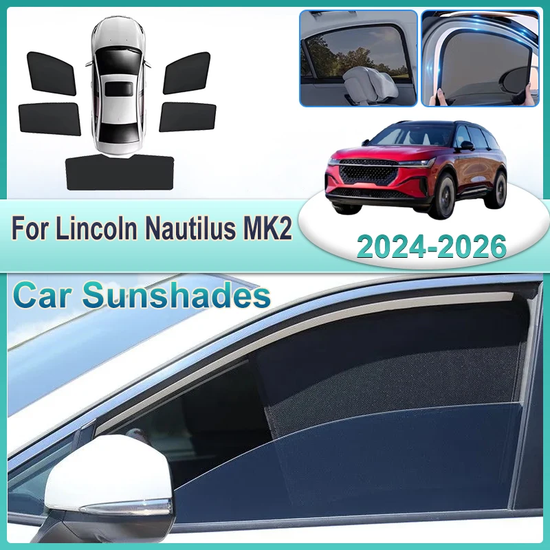 Car Mesh Sunshade For Lincoln Nautilus 2025 Accessories MK2 CDX707 2024 2026 Magnetic Sun Visors Window Shades Coverage Curtains
Car Mesh Sunshade For Lincoln Nautilus 2025 Accessories MK2 CDX707 2024 2026 Magnetic Sun Visors Window Shades Coverage Curtains