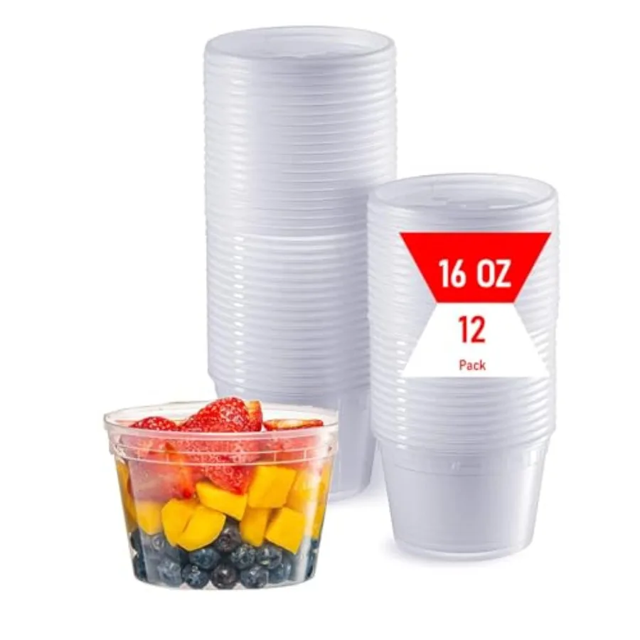 Clear Deli Containers with Lids. of. Airtight Reusable Plastic Food and Multi-Purpose Containers. Microwave, Freezer and Dishwa
Clear Deli Containers with Lids. of. Airtight Reusable Plastic Food and Multi-Purpose Containers. Microwave, Freezer and Dishwa