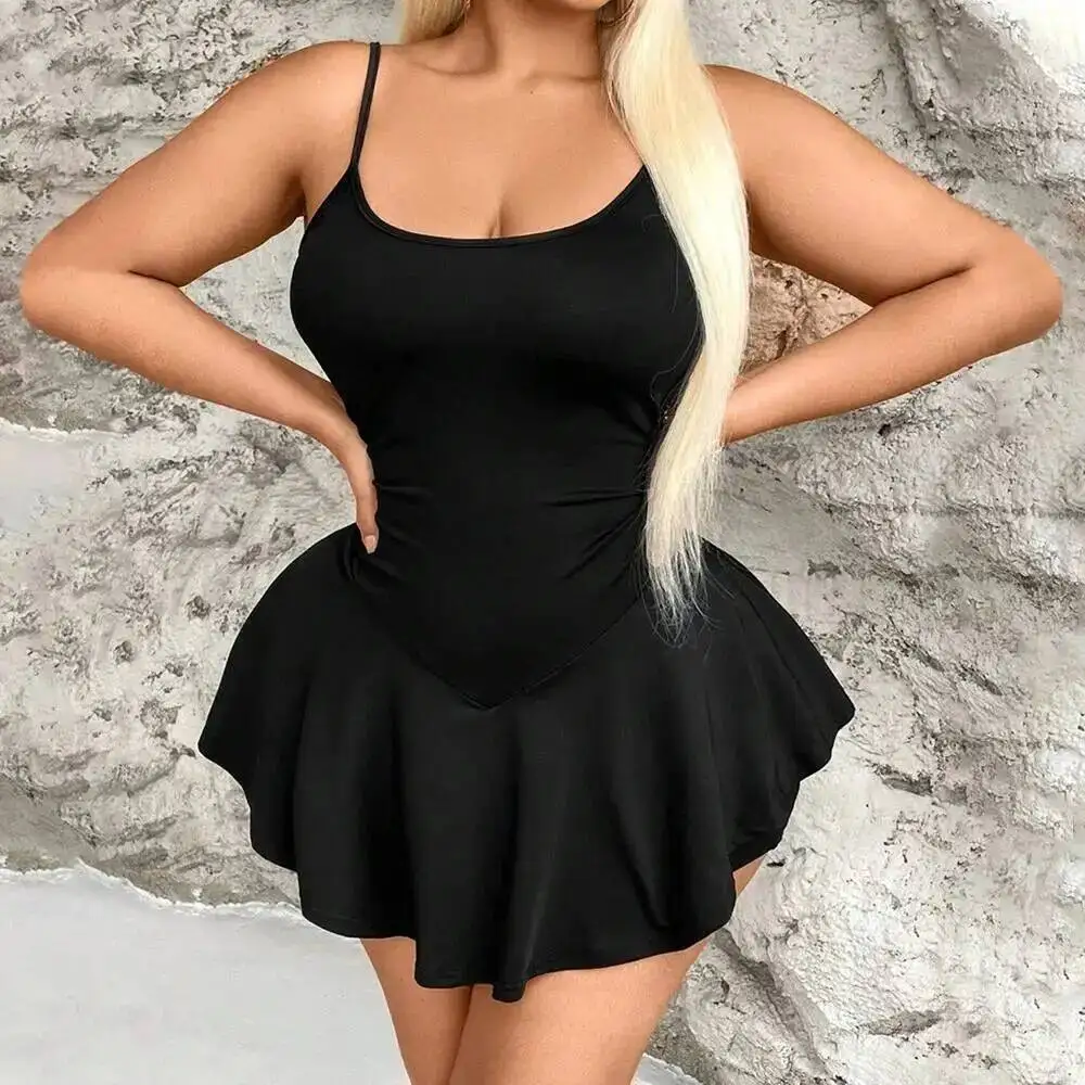 2025 Plus Size Women's Sexy Pure Desire Style Camisole Dress, Summer New Style, Slimming and Ultra Short Temperament Casual Y2k
2025 Plus Size Women's Sexy Pure Desire Style Camisole Dress, Summer New Style, Slimming and Ultra Short Temperament Casual Y2k