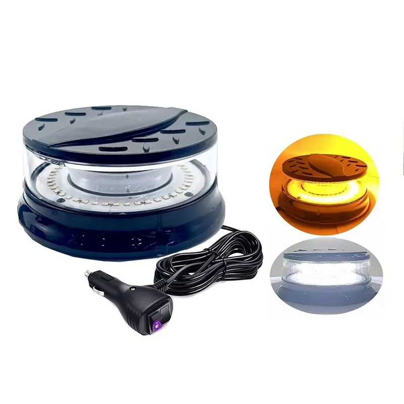 Suction Cup Magnetic Base LED Emergency Beacon Strobe Light, 12-24V, Brilliantly Bright And Compact With Car Ceiling Light
Suction Cup Magnetic Base LED Emergency Beacon Strobe Light, 12-24V, Brilliantly Bright And Compact With Car Ceiling Light