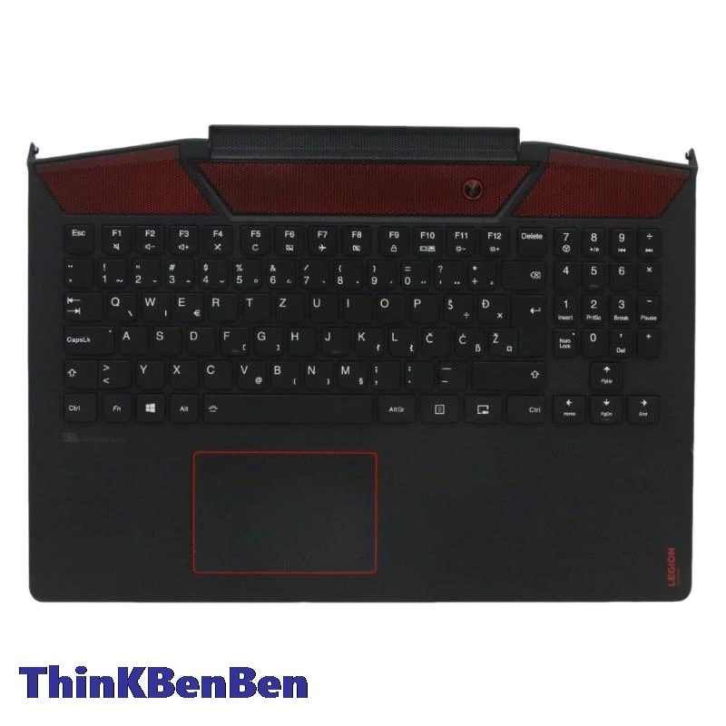 SI Slovenian Black Keyboard Upper Case Palmrest Shell Cover For Lenovo Legion Y720 15 15IKB 5CB0N67216
SI Slovenian Black Keyboard Upper Case Palmrest Shell Cover For Lenovo Legion Y720 15 15IKB 5CB0N67216