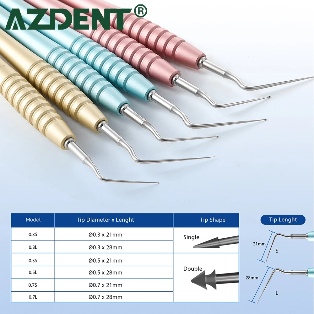 AZDENT Dental Gutta Percha Removal Tool Dental Endo Root Tips Autoclavable Endodontic Remover GP Lab Instruments Dentistry
AZDENT Dental Gutta Percha Removal Tool Dental Endo Root Tips Autoclavable Endodontic Remover GP Lab Instruments Dentistry