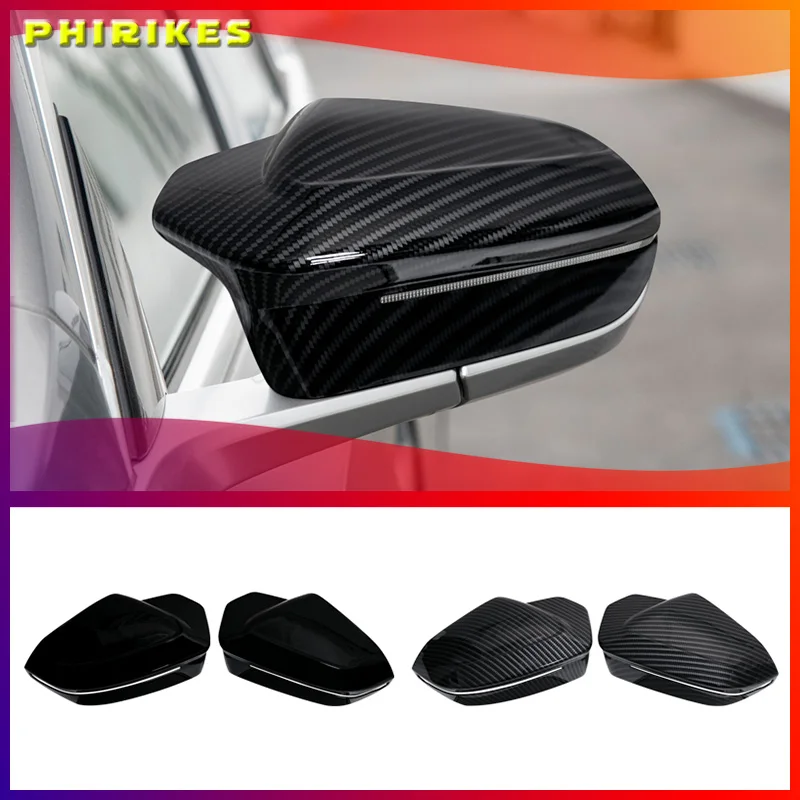 Rearview Mirror Cover Cap Carbon Fiber / Black for BMW 5 7 I5 I7 Series G60 G61 G68 G70 M5 G90 Car Accessorie
Rearview Mirror Cover Cap Carbon Fiber / Black for BMW 5 7 I5 I7 Series G60 G61 G68 G70 M5 G90 Car Accessorie