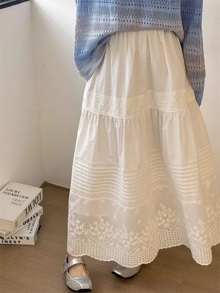 Gagarich Heavy Industry Lace Hook Flower A-line Half Length Women 2025 Early Spring New European Women Casual Skirt Trend
Gagarich Heavy Industry Lace Hook Flower A-line Half Length Women 2025 Early Spring New European Women Casual Skirt Trend
