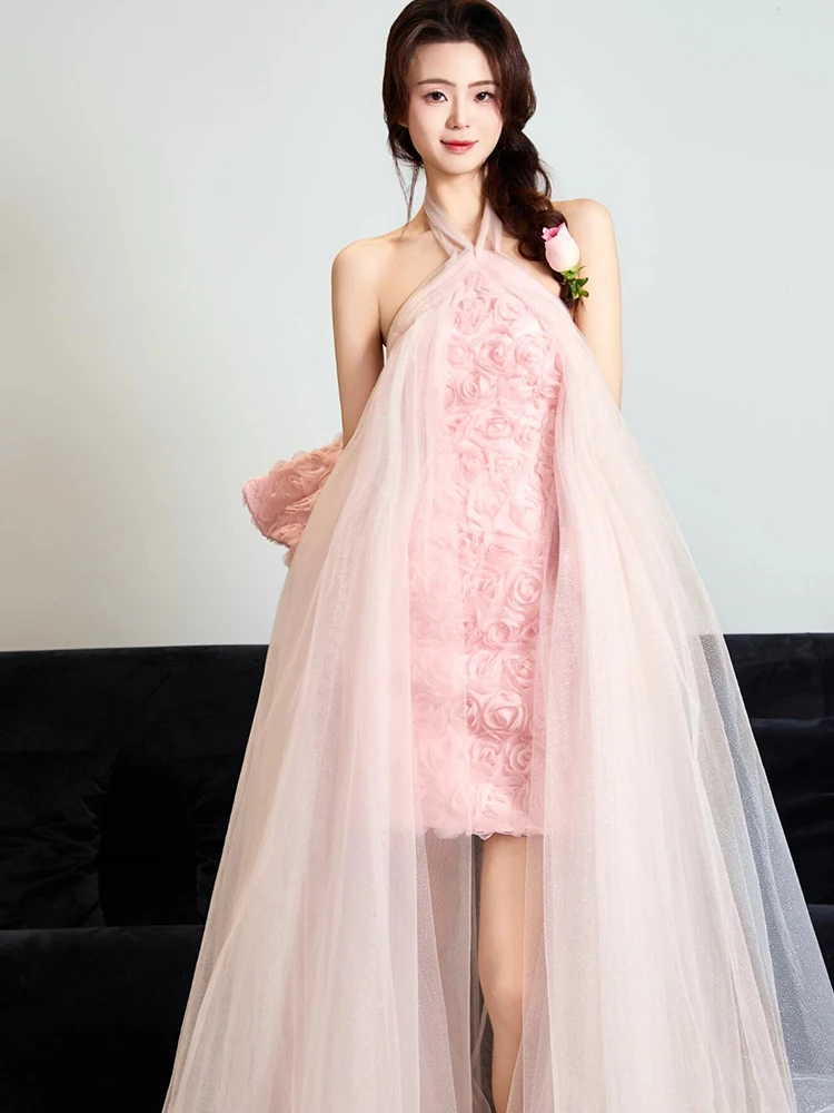 Роскошное женское свадебное платье Morning Bride Gown Ele Pink Fairy T Dr с высокой талией, на молнии, в нежном стиле
Роскошное женское свадебное платье Morning Bride Gown Ele Pink Fairy T Dr с высокой талией, на молнии, в нежном стиле