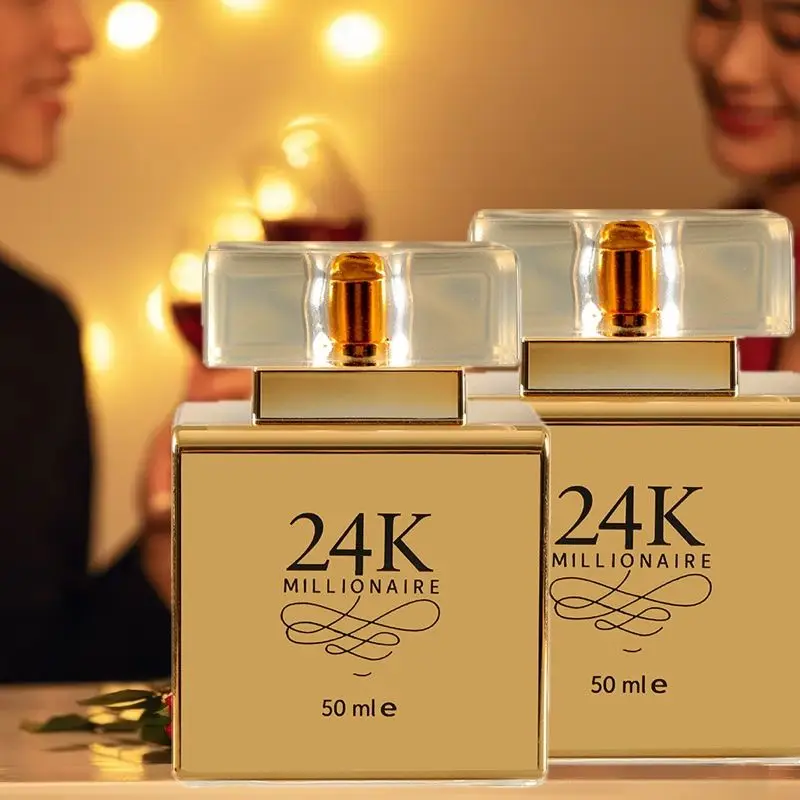 Luxury 24K Millionaire Signature Scent 50ml Long Lasting EDP Elegant Charming Unisex Perfume Bottle Premium Gift Hot Sale
Luxury 24K Millionaire Signature Scent 50ml Long Lasting EDP Elegant Charming Unisex Perfume Bottle Premium Gift Hot Sale