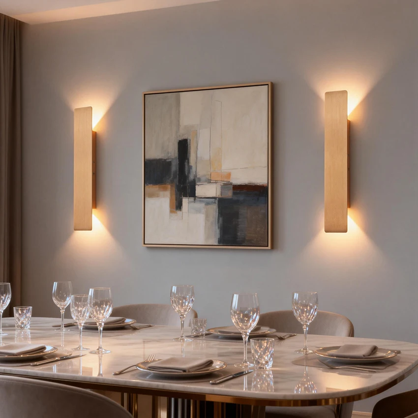 Aluminum LED Wall Lamp, Living Room Decoration, Home Lighting, Loft Stair Light, AC85-265V, NR-332
Aluminum LED Wall Lamp, Living Room Decoration, Home Lighting, Loft Stair Light, AC85-265V, NR-332