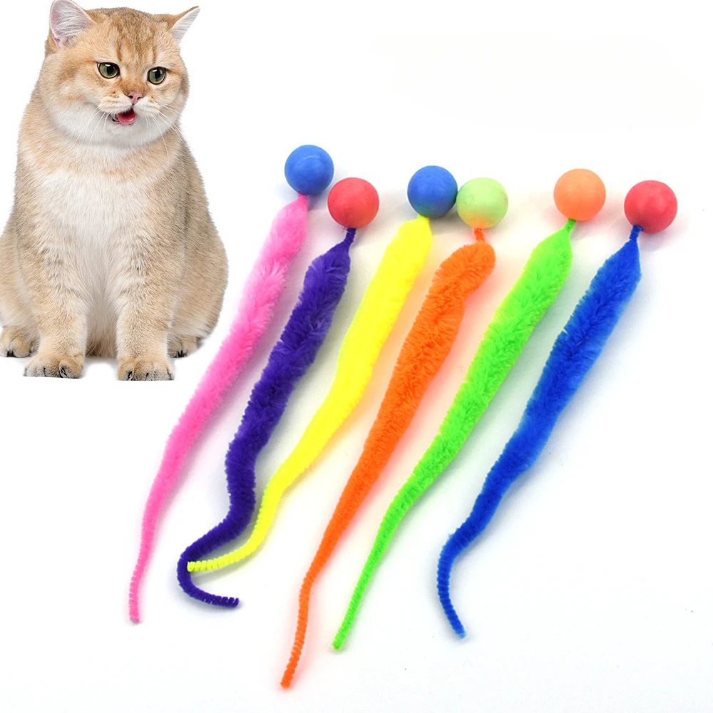 Cat Interactive Toys Luminous Cat Colorful Bouncing Ball Pet Supplies Puzzle Teasing Indoor Cat Worm Caterpillar Elastic Toy
Cat Interactive Toys Luminous Cat Colorful Bouncing Ball Pet Supplies Puzzle Teasing Indoor Cat Worm Caterpillar Elastic Toy