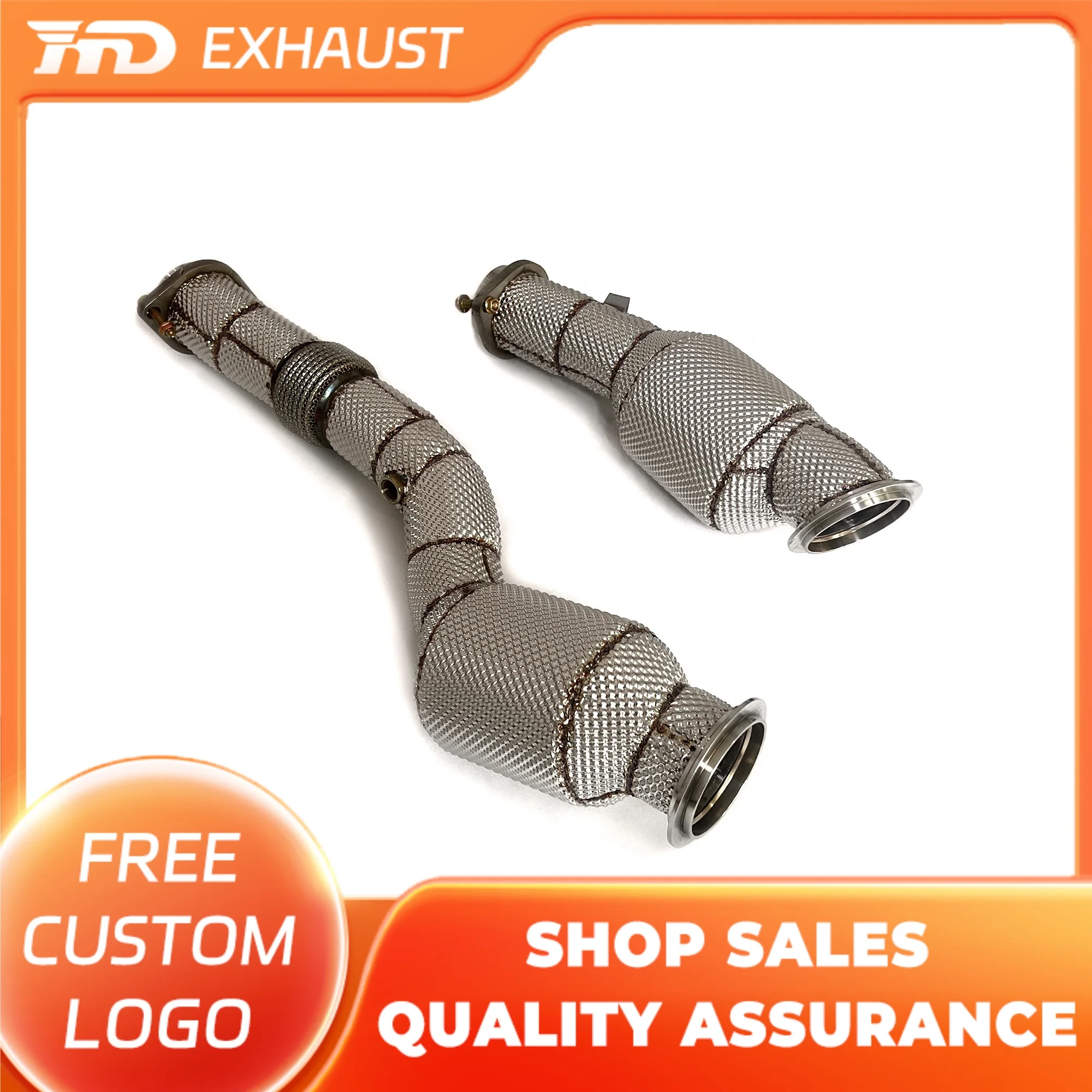HMD Exhaust System High Flow Performance Downpipe for BMW M2 G87 3.0T With Heat Shiel
HMD Exhaust System High Flow Performance Downpipe for BMW M2 G87 3.0T With Heat Shiel