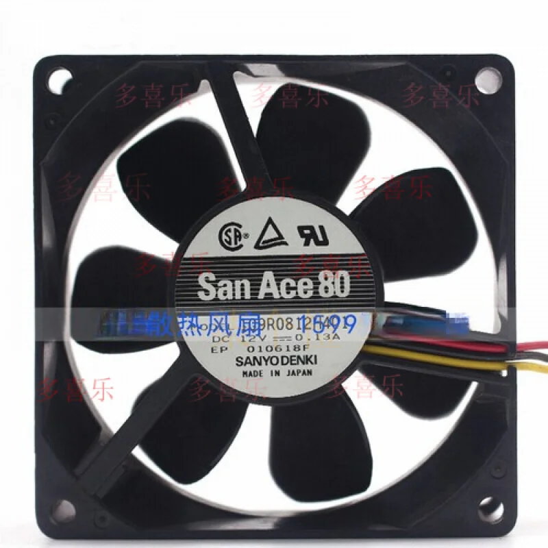ZMZM 1pcs FOR 109R0812H401 8cm8025 12V0.13A double 3-wire cooling fan # A6–37
ZMZM 1pcs FOR 109R0812H401 8cm8025 12V0.13A double 3-wire cooling fan # A6–37