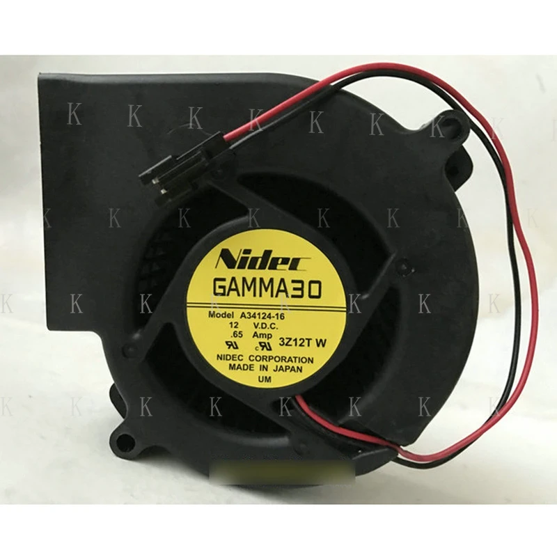 C 1 PC New for GAMMA30 A34124-16 DC12V 0.65A 2-Wire Blower Cooling Fan # Also
C 1 PC New for GAMMA30 A34124-16 DC12V 0.65A 2-Wire Blower Cooling Fan # Also