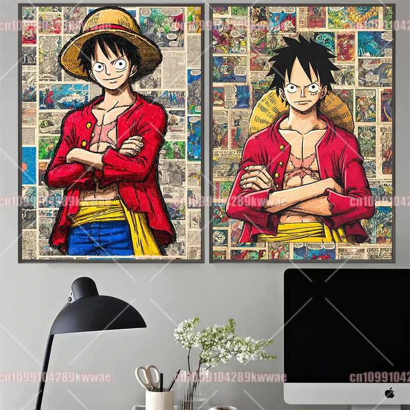 One Piece Theme Poster Sanji Zoro Luffy Nami Law HD Frameless Canvas Painting Art Hanging Painting Personalized Creative Gift
One Piece Theme Poster Sanji Zoro Luffy Nami Law HD Frameless Canvas Painting Art Hanging Painting Personalized Creative Gift