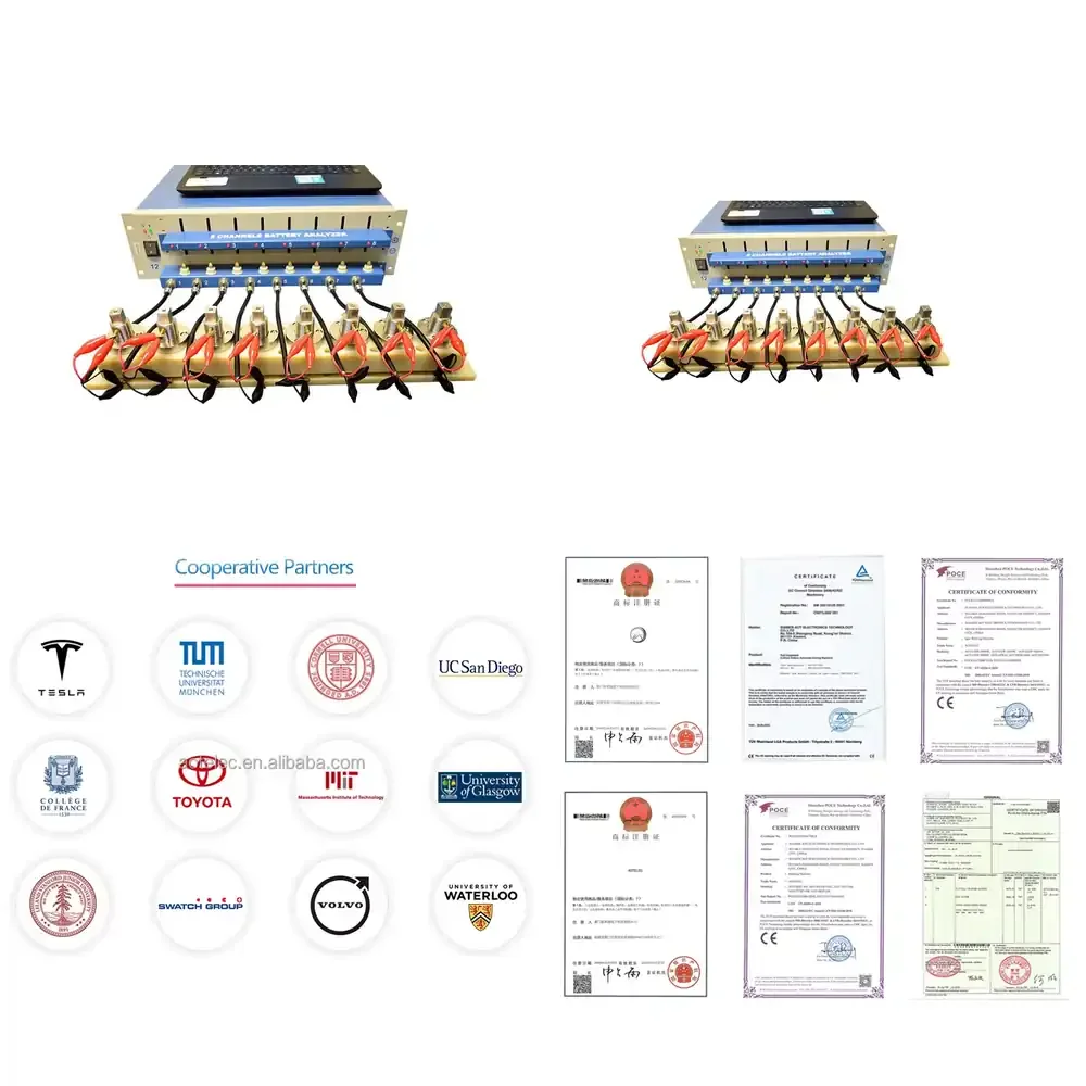 High-Performance 8-Channel Coin Cell Battery Cycler Kit for Material Testing of Batteries
High-Performance 8-Channel Coin Cell Battery Cycler Kit for Material Testing of Batteries