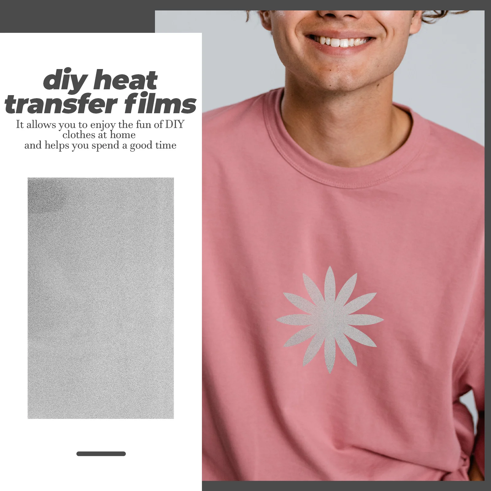 Glitter Heat Transfer Vinyl Film for Fabric Shirts Shoes DIY Pressing Metallic Iron On Vinyl Durable Wash Resistant Eco Friendly
Glitter Heat Transfer Vinyl Film for Fabric Shirts Shoes DIY Pressing Metallic Iron On Vinyl Durable Wash Resistant Eco Friendly