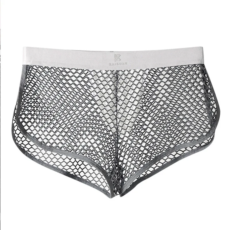 Men's Boxers Fishnet Hollow Breathable Panties Mesh Transparent Underwear U Convex Pouch Lingerie Underpants Bikini Slip Homme
Men's Boxers Fishnet Hollow Breathable Panties Mesh Transparent Underwear U Convex Pouch Lingerie Underpants Bikini Slip Homme