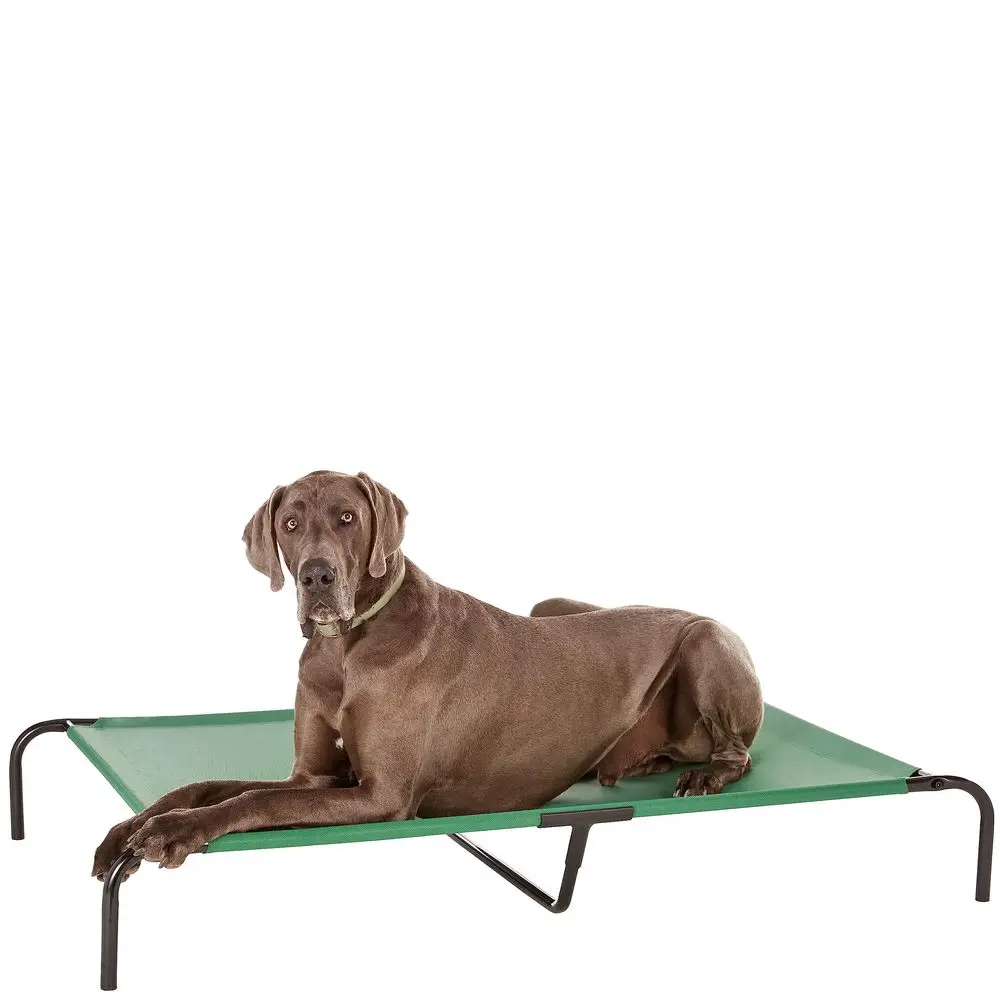 Cooling Breathable Elevated Dog Bed with Durable Metal Frame for Large Dogs, XLarge, 60 x 37 x 9 Inch, Green, Easy to Clean
Cooling Breathable Elevated Dog Bed with Durable Metal Frame for Large Dogs, XLarge, 60 x 37 x 9 Inch, Green, Easy to Clean