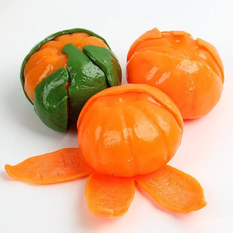 Peeling Orange Simulated Fruit Pinching Joy Children's Decompression Toy Decompression Tool
Peeling Orange Simulated Fruit Pinching Joy Children's Decompression Toy Decompression Tool