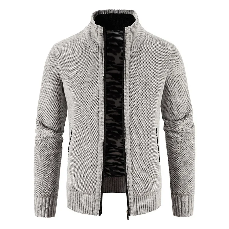 2023 Autumn/Winter Knitted Cardigan Men's Outerwear Stand up Neck Zipper Long Sleeve Coat Jacket Loose Relaxed Sweater
2023 Autumn/Winter Knitted Cardigan Men's Outerwear Stand up Neck Zipper Long Sleeve Coat Jacket Loose Relaxed Sweater