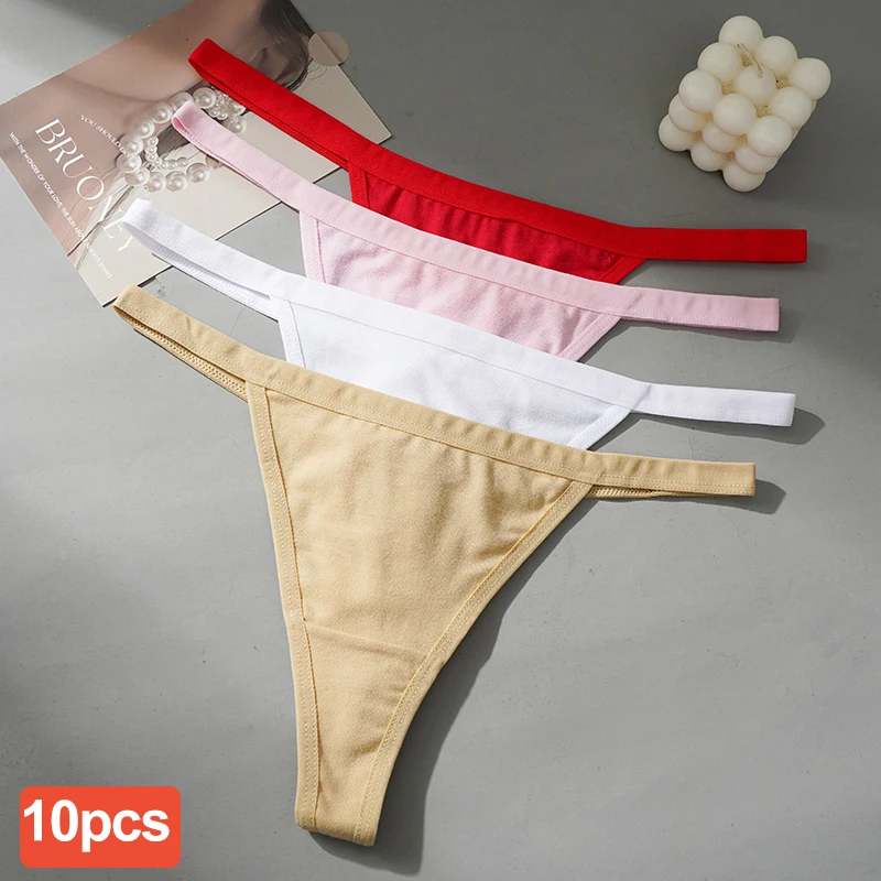 10 шт., сексуальные хлопковые стринги с низкой талией, бесшовные женские удобные трусы-нижнее белье, дышащее нижнее белье, женские стринги
10 шт., сексуальные хлопковые стринги с низкой талией, бесшовные женские удобные трусы-нижнее белье, дышащее нижнее белье, женские стринги