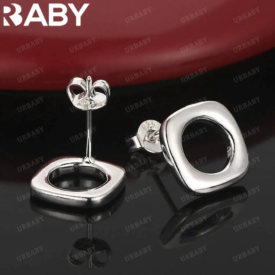URBABY 925 Sterling Silver Square Stud Earrings For Women Charm Trend Birthday Gifts Fashion Party Fine Jewelry
URBABY 925 Sterling Silver Square Stud Earrings For Women Charm Trend Birthday Gifts Fashion Party Fine Jewelry