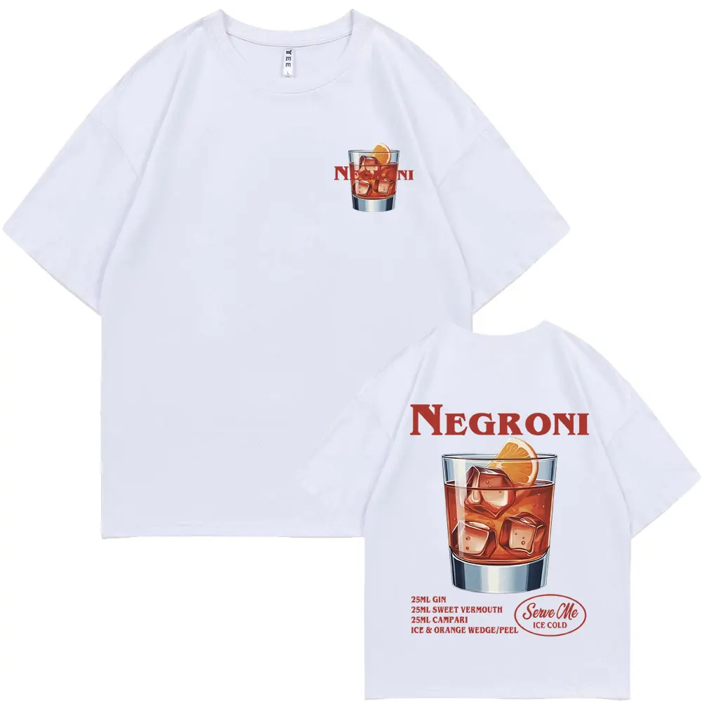 Funny Negroni Cocktail Graphic Tshirt Men Women Fashion Vintage Oversized T-shirts Male Casual Cozy Cotton Short Sleeve T Shirt
Funny Negroni Cocktail Graphic Tshirt Men Women Fashion Vintage Oversized T-shirts Male Casual Cozy Cotton Short Sleeve T Shirt