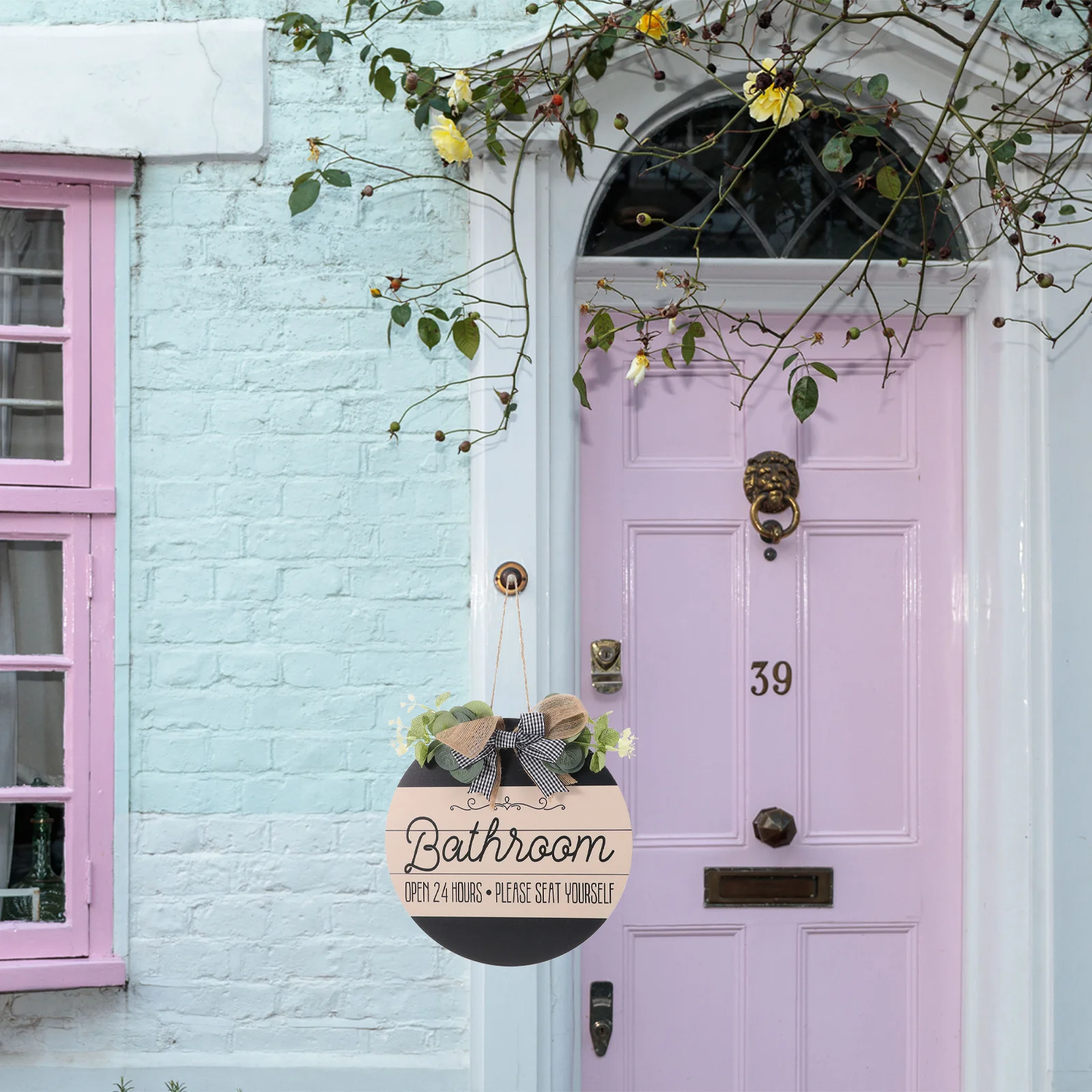 Farmhouse Rustic Wooden Bathroom Door Sign Hanging Plaque Bathroom Wall Decor Front Door Hours Wooden Wall Hanging Sign
Farmhouse Rustic Wooden Bathroom Door Sign Hanging Plaque Bathroom Wall Decor Front Door Hours Wooden Wall Hanging Sign